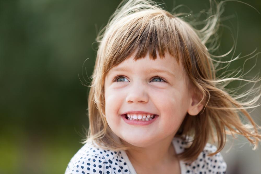 girl before children's dental exam in uptown charlotte nc 
