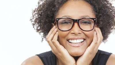 After Cosmetic Dentistry Her Smile