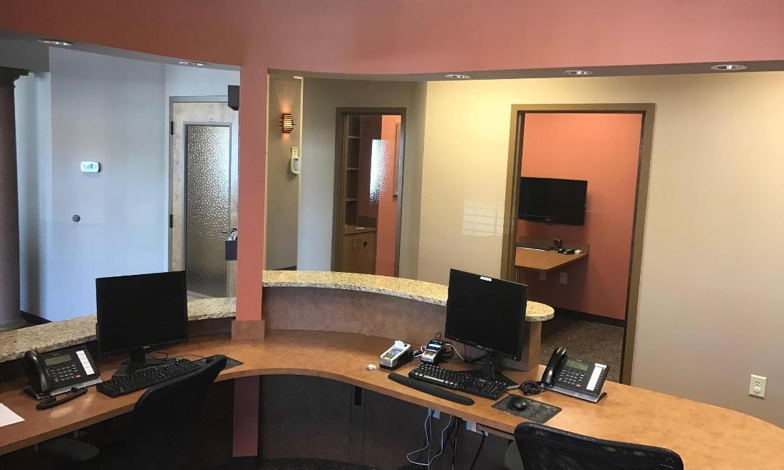 Front desk at dental office | Dentist Charlotte NC