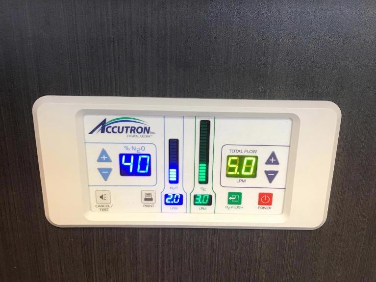Digital Nitrous Oxide Delivery Machine | Dentist Charlotte NC