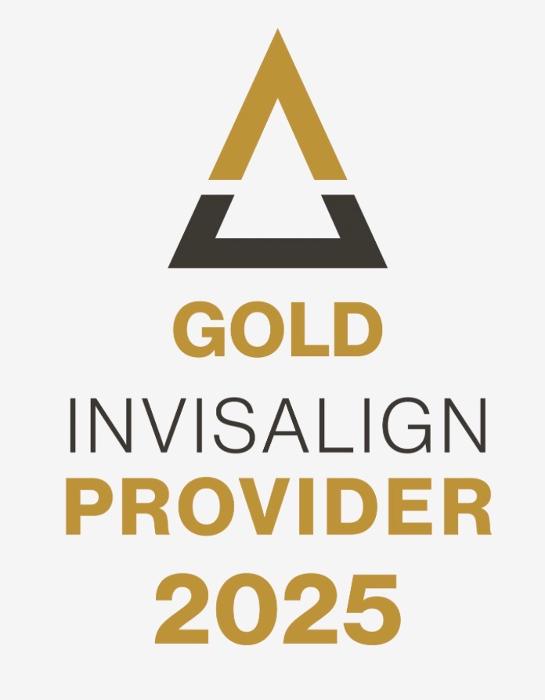Gold invisalign provider logo